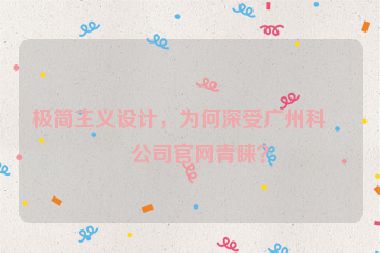 極簡(jiǎn)主義設(shè)計(jì)，為何深受廣州科技公司官網(wǎng)青睞？