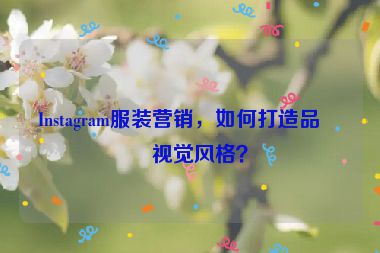 Instagram服裝營銷，如何打造品牌視覺風(fēng)格？
