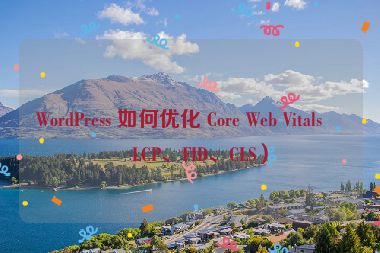 WordPress 如何優(yōu)化 Core Web Vitals（LCP、FID、CLS）