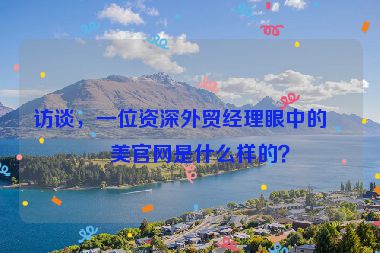 訪談，一位資深外貿(mào)經(jīng)理眼中的完美官網(wǎng)是什么樣的？