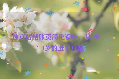 獨(dú)立站結(jié)賬頁簡化設(shè)計(jì)，從5步到1步的進(jìn)階方案