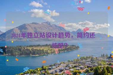 2024年獨立站設計趨勢，簡約還是炫酷？
