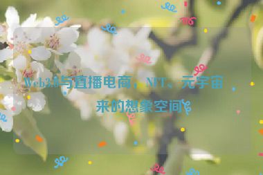 Web3.0與直播電商，NFT、元宇宙帶來(lái)的想象空間