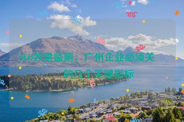 SEO效果監(jiān)測(cè)，廣州企業(yè)必須關(guān)注的幾個(gè)關(guān)鍵指標(biāo)