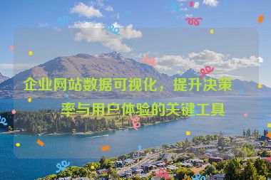 企業(yè)網(wǎng)站數(shù)據(jù)可視化，提升決策效率與用戶體驗的關(guān)鍵工具